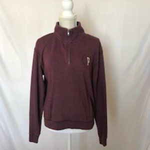 PINK| Victoria Secret -  Zippered Pullover – S|P| Maroon
